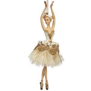 Елочная игрушка Балерина Фиона - На Сцене Театра Порт-Сен-Мартен 19 см, подвеска