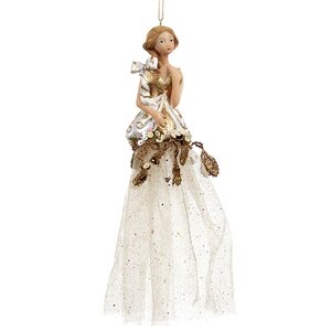 Елочная игрушка Леди Лучиана 20 см блондинка, подвеска Goodwill фото 1