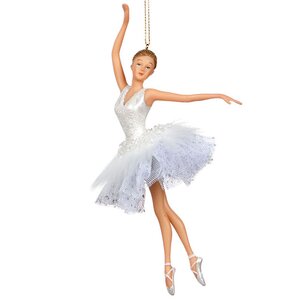 Ёлочная игрушка Балерина Ассоль - Гранд Батман 19 см, подвеска Goodwill фото 1