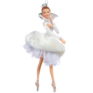 Ёлочная игрушка Балерина Зимней Сказки 15 см, шатенка, подвеска Goodwill фото 1