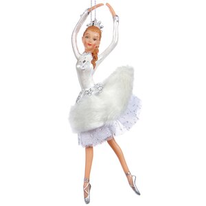Ёлочная игрушка Балерина Зимней Сказки 15 см, рыженькая, подвеска Goodwill фото 1