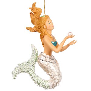 Елочная игрушка Русалка с Жемчугом 19 см, подвеска Goodwill фото 1