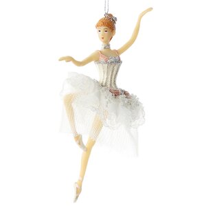 Елочная игрушка Балерина в воздушной пачке-1 18 см, подвеска Goodwill фото 1