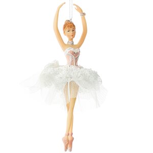Елочная игрушка Балерина в воздушной пачке-2 18 см, подвеска Goodwill фото 1