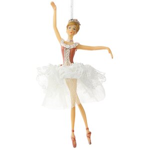 Елочная игрушка Балерина в воздушной пачке-3 18 см, подвеска Goodwill фото 1