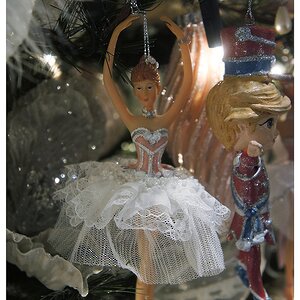 Елочная игрушка Балерина в воздушной пачке-2 18 см, подвеска Goodwill фото 2
