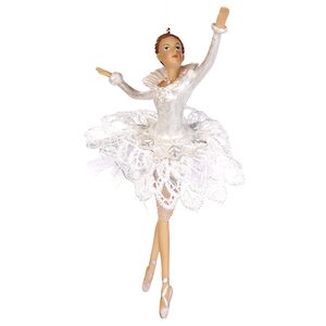 Елочная игрушка Балерина - Ледяная королева 18 см в танце, подвеска Goodwill фото 1