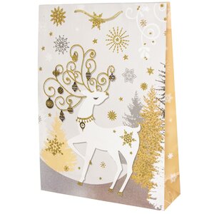 Подарочный пакет Magic Christmas - Волшебный Олень 45*33 см Due Esse Christmas фото 1