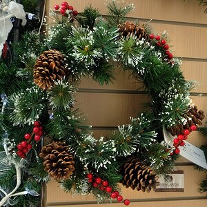 Венок Ягодка 50 см, ЛЕСКА + ПВХ Kaemingk фото 2