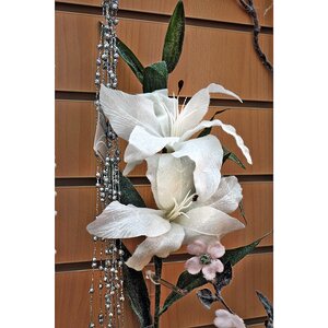 Лилия в инее, белая, 80 см Kaemingk фото 1