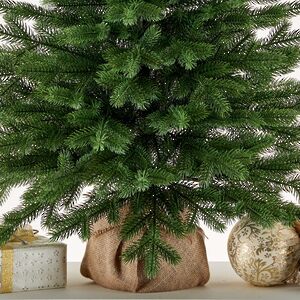 Настольная елка в мешочке Версальская 90 см, ЛИТАЯ 100% Max Christmas фото 4