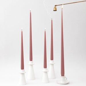Высокие свечи Андреа Velvet 40 см, 10 шт, кофе латте Candleslight фото 6