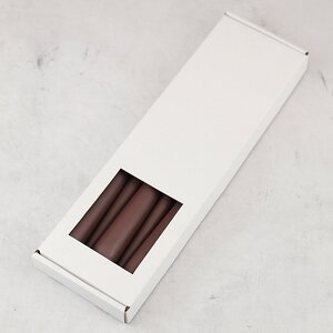Высокие свечи Андреа Velvet 30 см, 5 шт, темный шоколад Candleslight фото 8