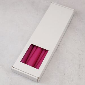 Высокие свечи 30 см Андреа Velvet фуксия, 5 шт Candleslight фото 5