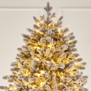 Искусственная елка с огоньками Византийская Elite заснеженная 3 м, 1770 теплых белых ламп с мерцанием, ЛИТАЯ 100% Max Christmas фото 3