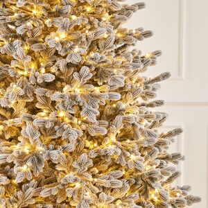 Искусственная елка с огоньками Византийская Elite заснеженная 3 м, 1770 теплых белых ламп с мерцанием, ЛИТАЯ 100% Max Christmas фото 2