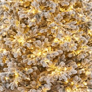 Искусственная елка с огоньками Византийская Elite заснеженная 3 м, 1770 теплых белых ламп с мерцанием, ЛИТАЯ 100% Max Christmas фото 4