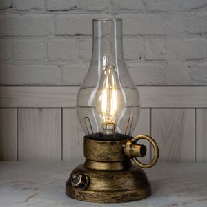Декоративный светильник с диммером Антикварная коллекция: Керосиновая лампа 20 см Koopman фото 1