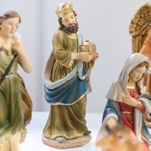 Рождественский вертеп Богословский Сюжет 15 см, 11 фигурок Due Esse Christmas фото 6