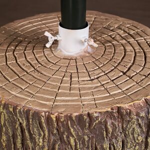Декоративная подставка для елки Lacco Ameno 45*33 см коричневая Due Esse Christmas (Ду Эссе Кристмас) фото 2