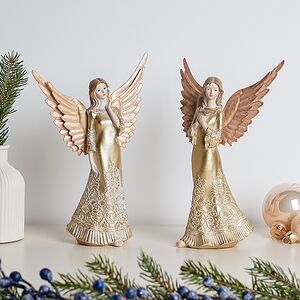 Декоративная фигурка Ангел Илэрия - Santo Natale 18 см Due Esse Christmas фото 3