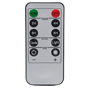 Светодиодные свечи на прищепках Benevento  10 см красные на пульте, 10 шт, на клипсе, таймер, на батарейках Due Esse Christmas фото 9