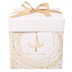 Подарочная коробка Sorpresa - Елочка 22*22 см белая Due Esse Christmas фото 2