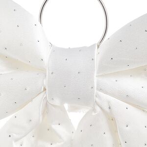 Бант на елку Bianco Diamanti 37*34 см белый Due Esse Christmas фото 2