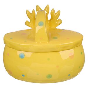 Конфетница Дружелюбные Кролики 17*15 см желтая Due Esse Christmas (Ду Эссе Кристмас) фото 10