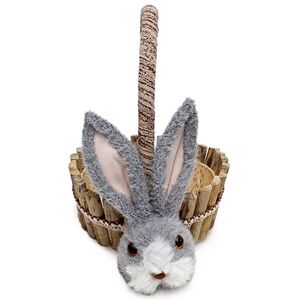 Декоративная корзинка Кролик Пуфик 26*19 см Due Esse Christmas фото 1