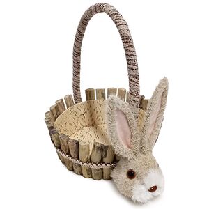 Декоративная корзинка Кролик Душка 26*19 см Due Esse Christmas фото 2