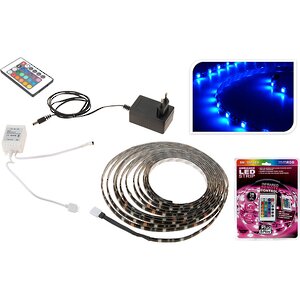 Светодиодная лента Ledstrip 5 м, 150 RGB LED ламп, на липучке, пульт управления, IP65 Koopman (Купман) фото 3