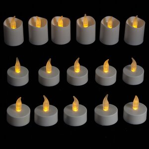 Набор светодиодных чайных свечей Торжество 1.8-4 см, 16 шт, на батарейках Koopman фото 1