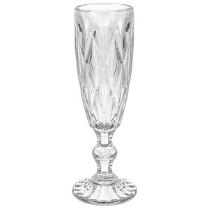 Бокал для шампанского Новогодние грани, 20*6 см, прозрачный, стекло Koopman фото 1