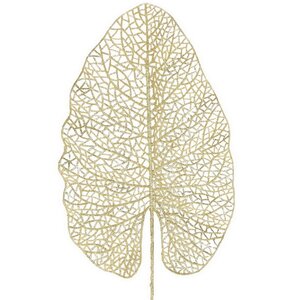 Декоративный лист Ажурная Калатея 67 см светло-золотой Koopman фото 1