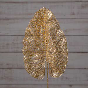 Декоративный лист Ажурная Калатея 67 см золотой Koopman фото 2
