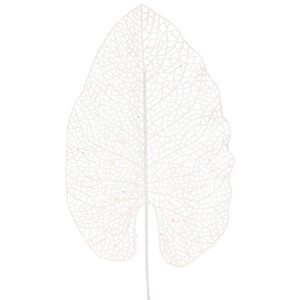 Декоративный лист Ажурная Калатея 67 см белый Koopman фото 2