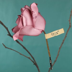 Искусственная роза Ивонн: Adore Aroma 14 см, клипса Koopman фото 2