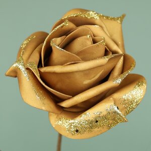Искусственная роза Ивонн: Skyline 14 см, клипса Koopman фото 1