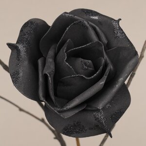 Искусственная роза Ивонн: Terre et Passion 14 см, клипса Koopman фото 1