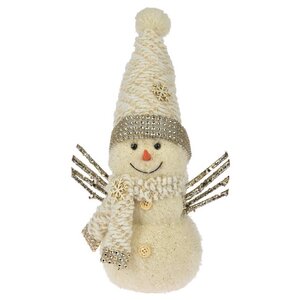 Декоративная фигура Снеговик Юджин 32 см Koopman фото 1