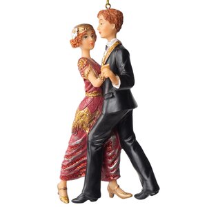 Елочная игрушка Танцующая Пара - Бальное Танго 18 см, подвеска Kurts Adler фото 1