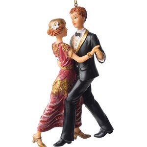 Елочная игрушка Танцующая Пара - Бальное Танго 18 см, подвеска Kurts Adler фото 2