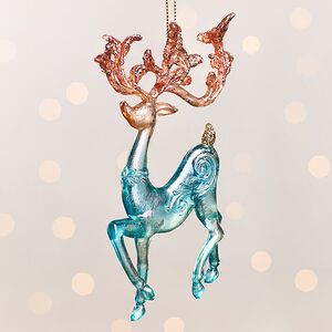 Елочная игрушка Олень Джоэл 15 см Kurts Adler фото 3