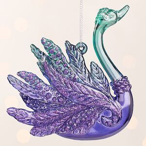 Елочная игрушка Soul Peacock - Лебедь Нил 10 см, подвеска Kurts Adler фото 5
