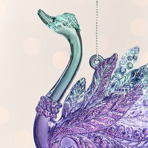 Елочная игрушка Soul Peacock - Лебедь Нил 10 см, подвеска Kurts Adler фото 2