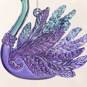 Елочная игрушка Soul Peacock - Лебедь Нил 10 см, подвеска Kurts Adler фото 4