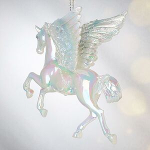Елочная игрушка Пегас Сапфир из Долины Дхавии - Precioze Opale 10 см, подвеска Kurts Adler фото 3