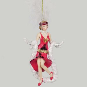 Елочная игрушка Леди Гормлэйт - Jazz Dance 14 см, подвеска Kurts Adler фото 1