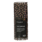 Бусы на елку Бисер 8 мм*10 м черный трюфель